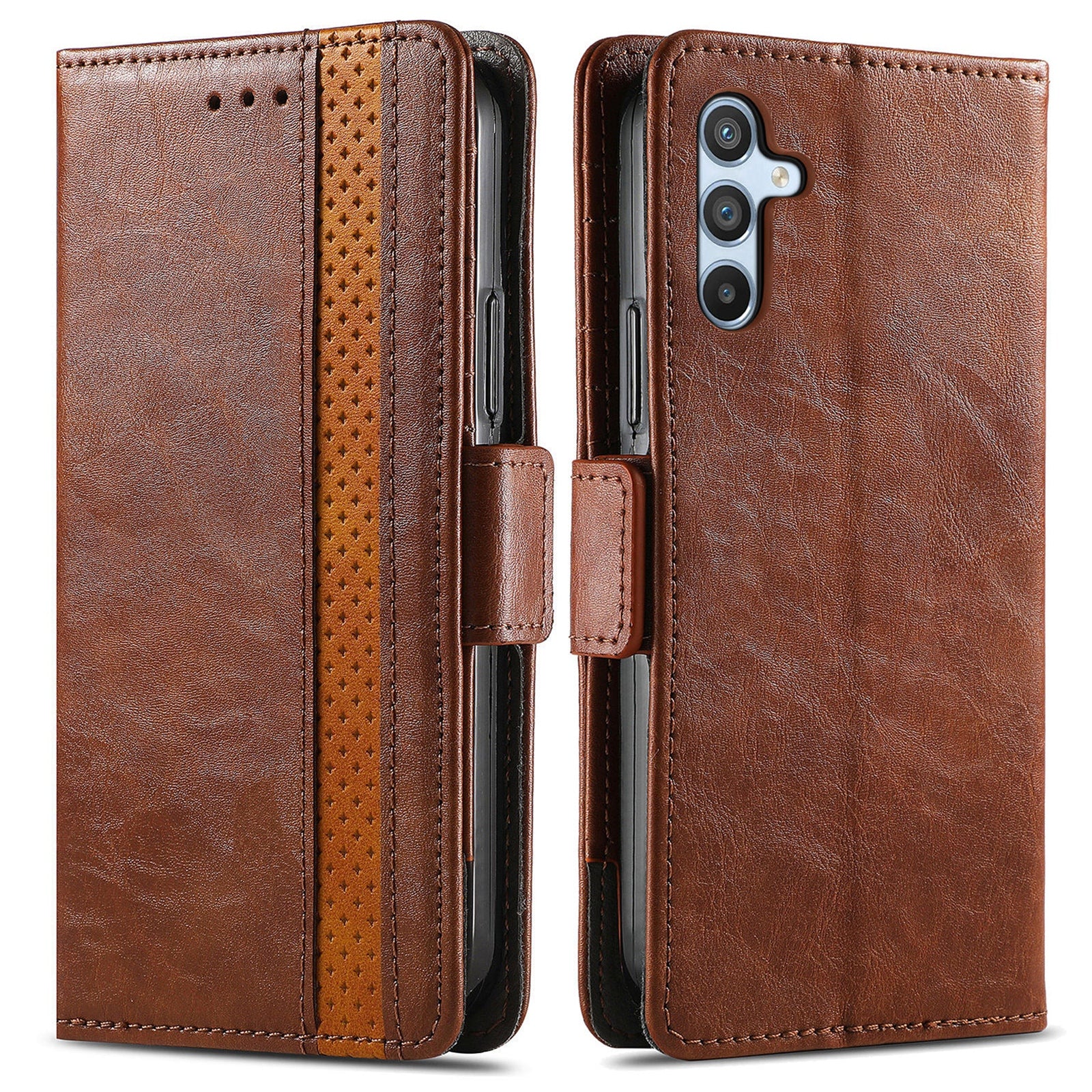 CASENEO 002 Series For Samsung Galaxy A34 5G PU Leather RFID Blocking Phone Case Wallet Stand Splicing Cover CASENEO 002 Series For Samsung Galaxy A34 5G PU Leather RFID Blocking Phone Case Wallet Stand Splicing Cover
